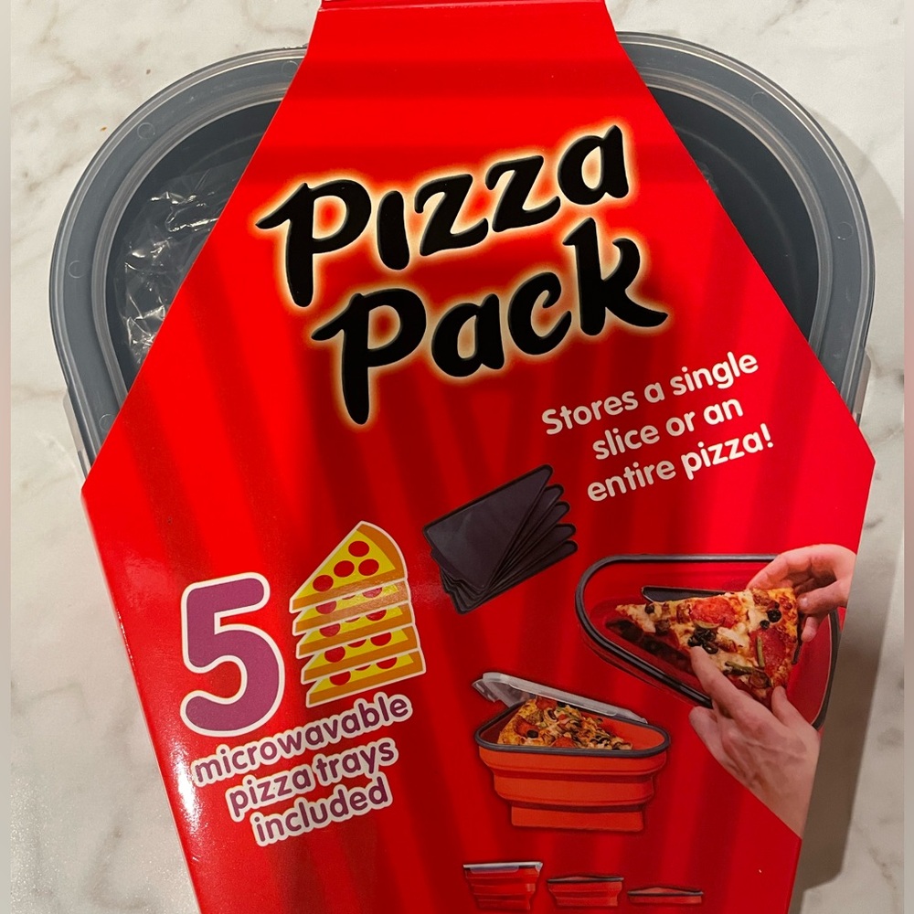 Pizza Pack Storage Container in Black